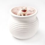 Pet photo on urn